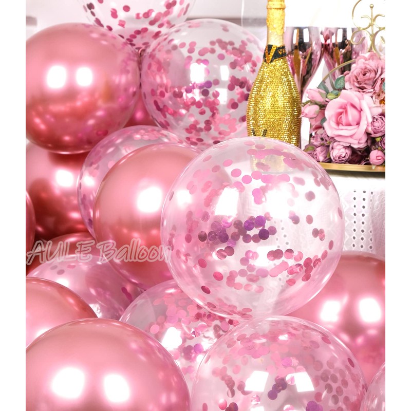 AULE Balloons Pink Metallic:
