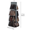 MEZOKUCEL Foldable 8-Pocket Hanging Handbag Organizer - Universal Fit for