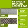 Magnetic Screen Door,Heavy Duty Magnetic Door Screen Mesh,Reinforced Fiberglass Screen
