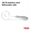 OYV Seamless Dough Whisk, 18/10 Stainless Steel Danish Dough Wisk,