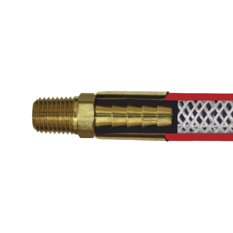Good Year 50' x 3/8" Rubber Air Hose Red, 250