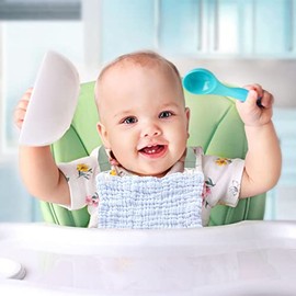3 clips multiusos para bebé, toalla de saliva, pinza de doble extremo, clip de clip de trenza, correa ajustable para babero dental, clip para servilleta para niños adultos (grafito/verde/niebla)