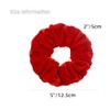 Pack of 2 Large Women Hair Bobbles Velvet Hair Scrunchies