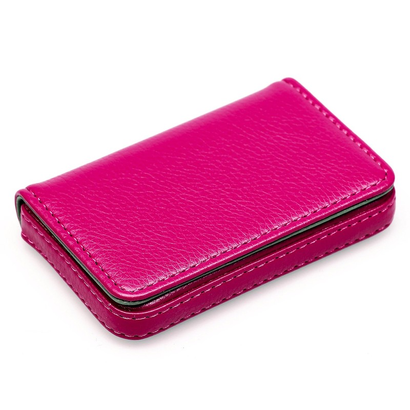 RFID Blocking Wallet - Minimalist Leather Business Credit Card Holder