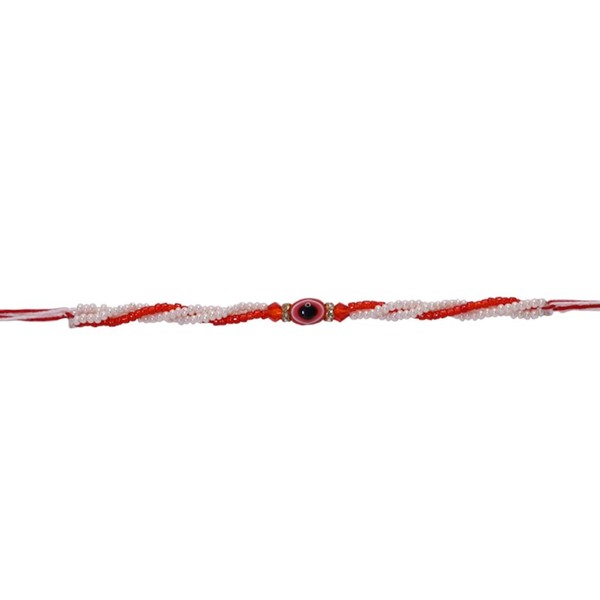 AYUSHNAIK Set of 1 EVIL Rakhi For Bhaiya, Bhabhi On