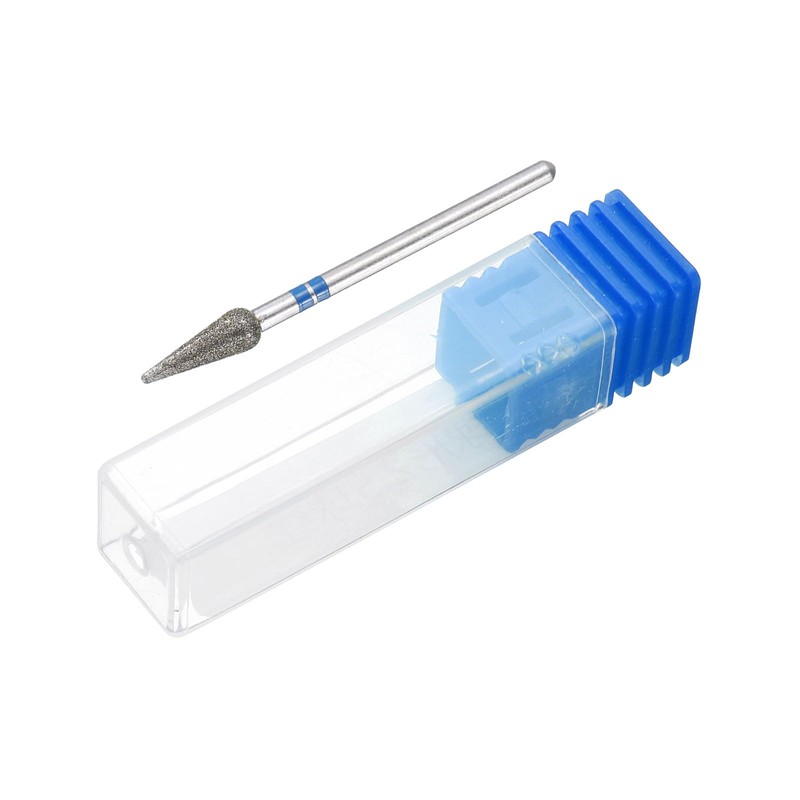 HARFINGTON 120-140 Grits Diamond Grinding Bit 4.2mm Bullet-Head 2.35mm Shank