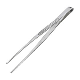 ANEX No. 137 Stainless Steel Tweezers, Jagged Type, Straight Type, 7.1 inches (180 mm)