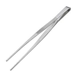 ANEX No. 137 Stainless Steel Tweezers, Jagged Type, Straight Type, 7.1 inches (180 mm)
