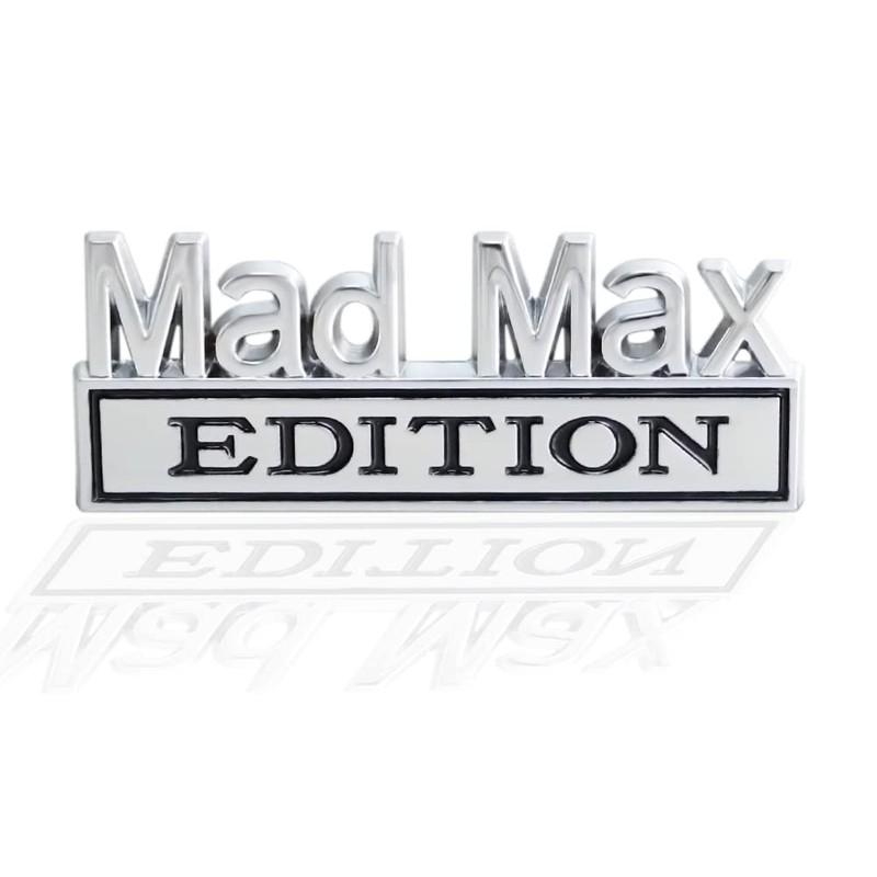 MAD MAX Edition Emblem Car Truck Replacement for Universal Vehicle