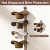 TIPSYTREE Cowboy Hat Rack for Wall – 3-Piece Western Hat