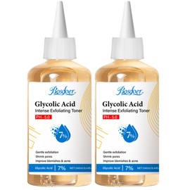 7% Glycolic Exfoliating Acid Toner, Even Skin Tone, Smooth Skin, Unclogs Pores, Gentle Effective Toner with Hydrating Properties for Daily Use