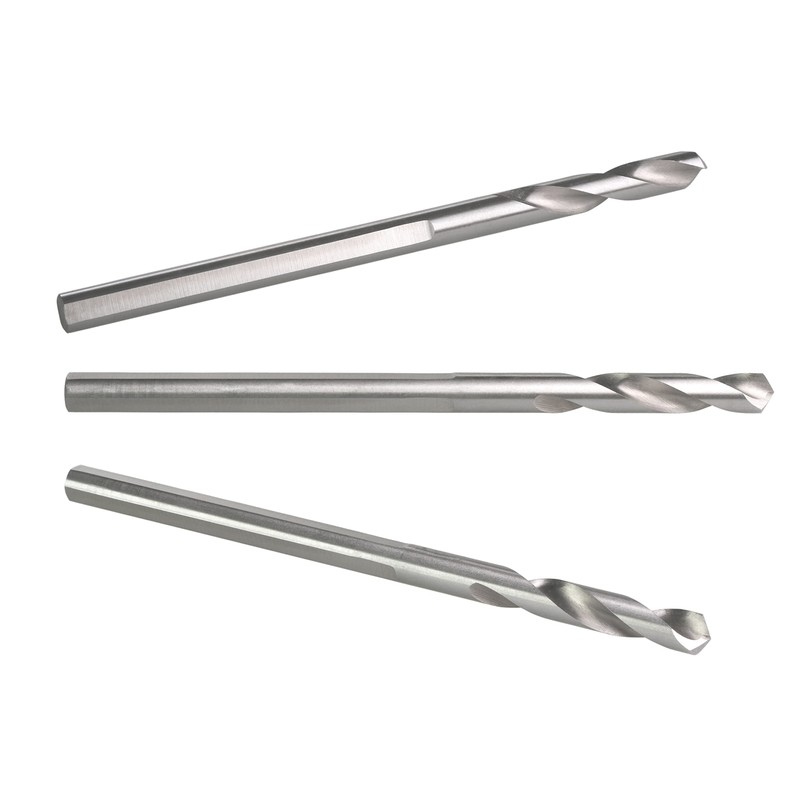 WowSupM 6.35 mm 12pcs Twist Drill High-Speed Steel Bit HSS