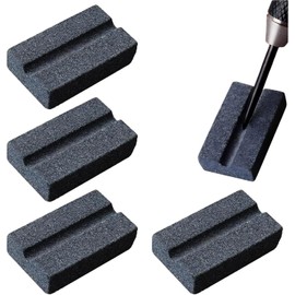 4 Pack Dart Sharpener V-Sharp Stone Darts Sharpener Tool for Steel Tips – Durable Sandstone Darts Accessories for Easy Deburring and Polishing