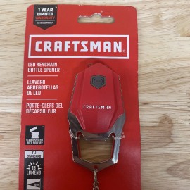 Craftsman Bottle Cap Opener - LED Keychain