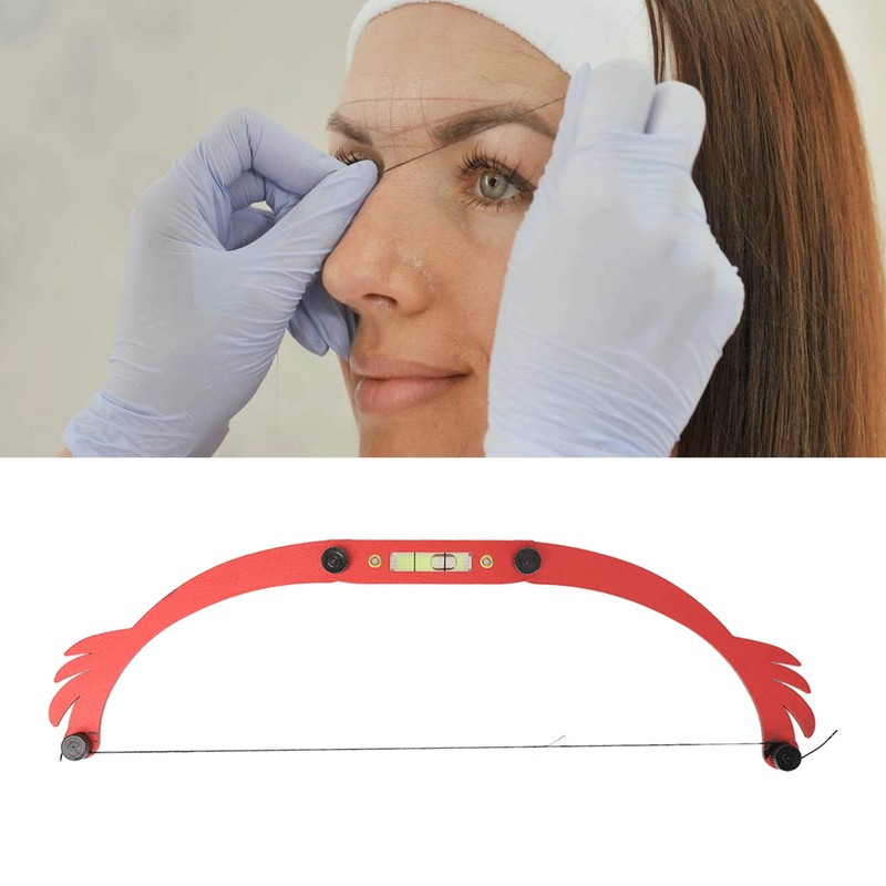 Eyebrow Line Marker Ruler Foldable Arch Microblading Eyebrow Mapping for