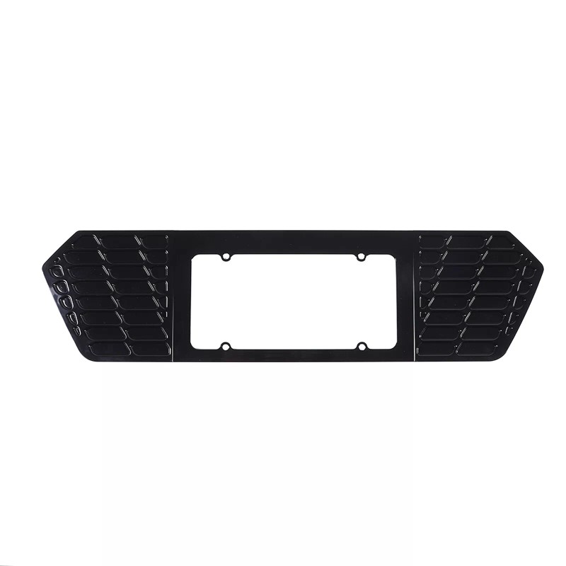 MXtech-23 Aluminum Black Alloy Rear License Plate Frame Trim Fit