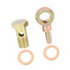 A ABSOPRO Banjo Hose Barb Bolt Fixings 14mm Diameter Banjo