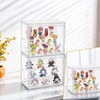 Acrylic Display Case,3 Layer Clear Display Case Adjustable Display Box