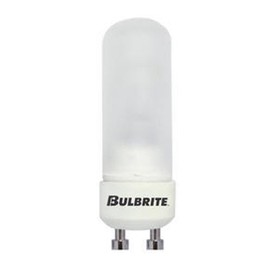 Bulbrite Q50FR/GU10 120-Volt Halogen DJD Type Tubular GU10 Bulb, Frosted, 50-Watt