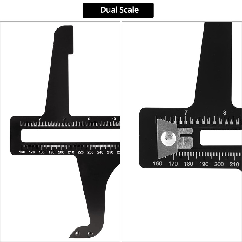QWORK Brake Measuring Tool 6.5-14.25 Inch - Professional Precision Brake