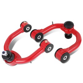 DNA MOTORING Front Upper Pair of Control Arms Compatible With Toyota 4Runner 1996-2002/Tacoma 1995-2004,Dom Tubular Front Upper Control Arm for 2-4" Leveling Lift,FUCA-TAC96-RB