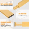 Ryqtop Bamboo Drawer Dividers 4" High, 16.5-22" Adjustable Drawer Organizers