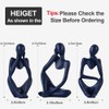 QIANLING 3 Piece Abstract Thinker Statue and Sculptures, The Thinker