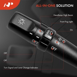 A-Premium Turn Signal Switch, Headlight Dimmer Fog Light Multifunction Switch Lever Compatible with Toyota Tundra 2000-2006