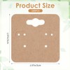 Ouligay Pack of 100 Earring Display Cards Stud Earrings Display