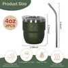 4oz Stackable Cup, Vacuum Insulated Espresso Cup Set of 2,
