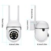 1080P Security Camera Wired, 2.4G/5G WiFi Home Surveillance Cam with
