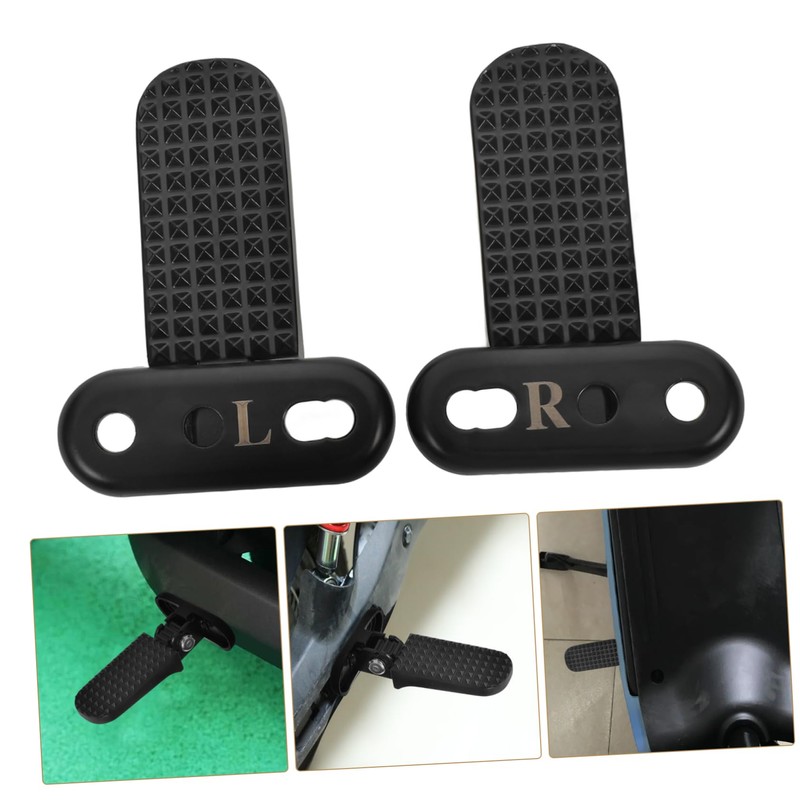 CHILDWEET Electric Moped Foot Peg Replacement 43-51mm Spacing Folding Pedal