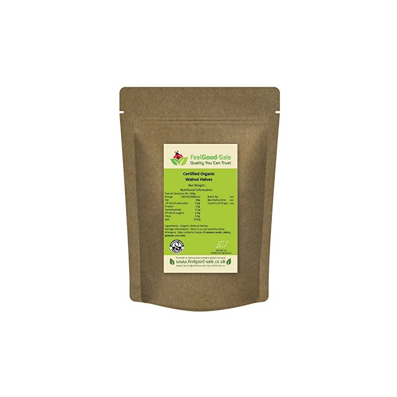 500g Fresh Organic Walnuts Halves