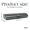 Marsrut Slim Eyeglass Case, Metal Aluminum Eyeglass Hard Shell, Thin