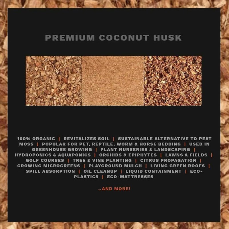 Prococo CocoChip | 3 PACK Coconut Husk | Organic Coir