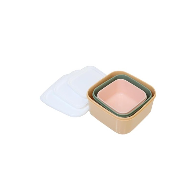 Bear School Nesting Lunch Box 3 Pack Apple Girl