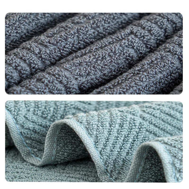 Cawtiuly Bathroom Hand Towels Set of 2, Super Soft 100%