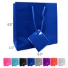 Novel Box® Navy Glossy Laminated Euro Tote Paper Gift Bag