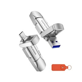 MOVE SPEED 256GB Solid State Flash Drive USB 3.2 400MB/s High Speed Type C USB Drive USB Gen 2 Thumb Drive