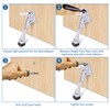 Gotega Door Stopper, 1/2/4 Packs Kickdown Door Stop with One