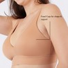 Floatley Cozy Wireless Plunge Bra for Women, Buttery Soft Comfort