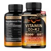 Vitamina D3 K2 10000 Iu 120 Mcg Con Magnesio Zinc