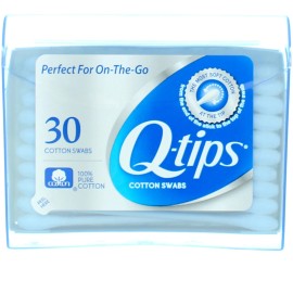 Q-Tips 5 Pack Q-Tips Purse Cotton Swabs, 30 Ct