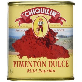 Chiquilin Mild Paprika Tin - Tin Can 75 grams (6 PACK)