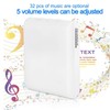Wireless Doorbell 7-Colour LED Flash Button Doorbell IP44 Rainproof Doorbell