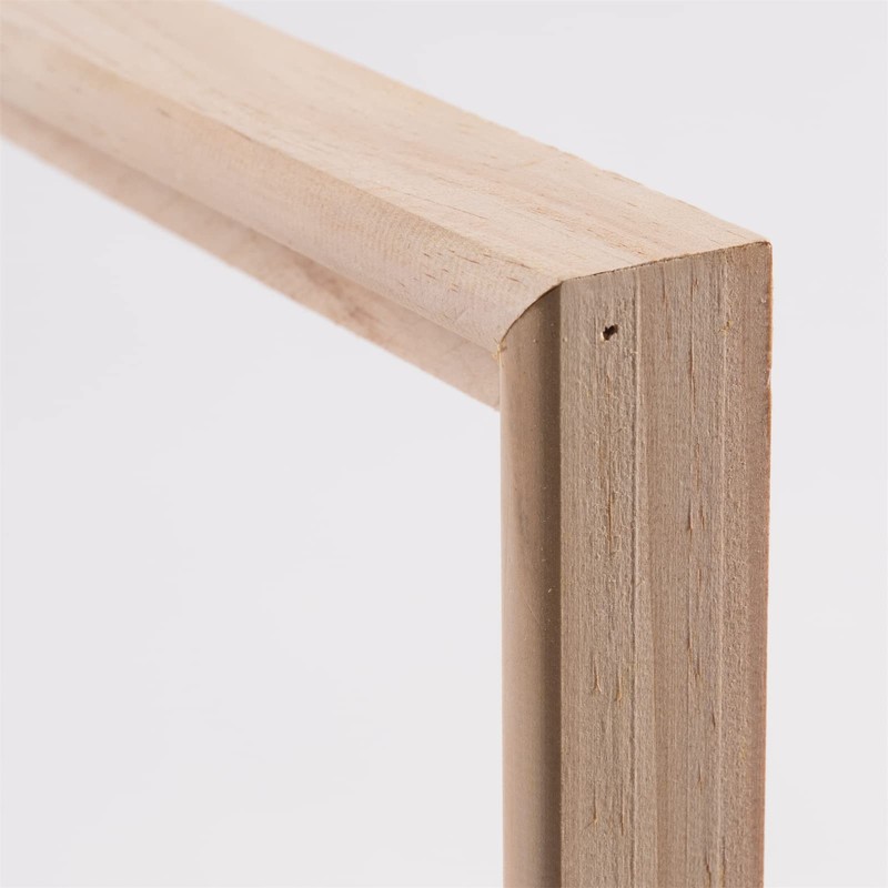 2 WOOD TRAY SHADOW GAP FRAMES FOR ARTIST CANVAS in