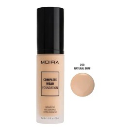 Base De Maquillaje Liquida Complete Wear Foundation Moira 250, Natural Buff
