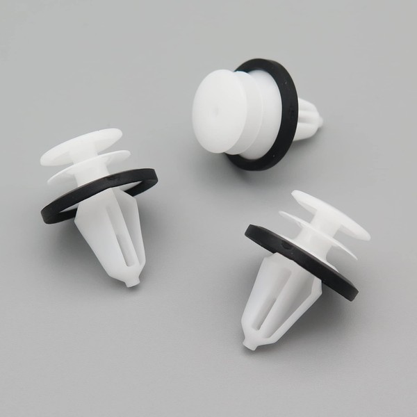 VVO Fasteners White Plastic Clips Tailgate Trim Compatible with Some