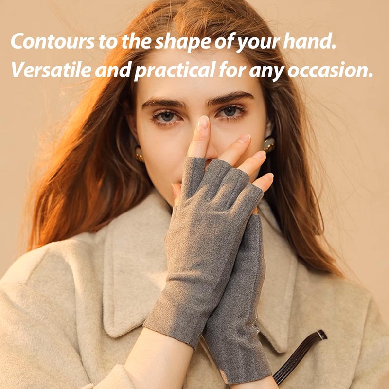 SayWow Typing Gloves for Cold Hands Women Cold Fingers Office