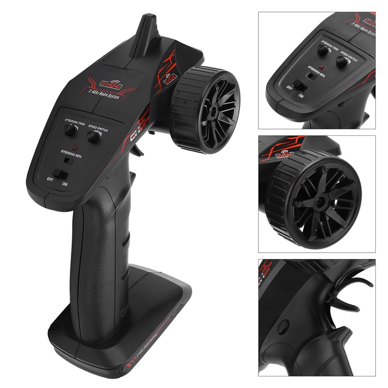 RC Transmitter 2.4G CH2 Remote Controller with Receiver 2440 4000KV